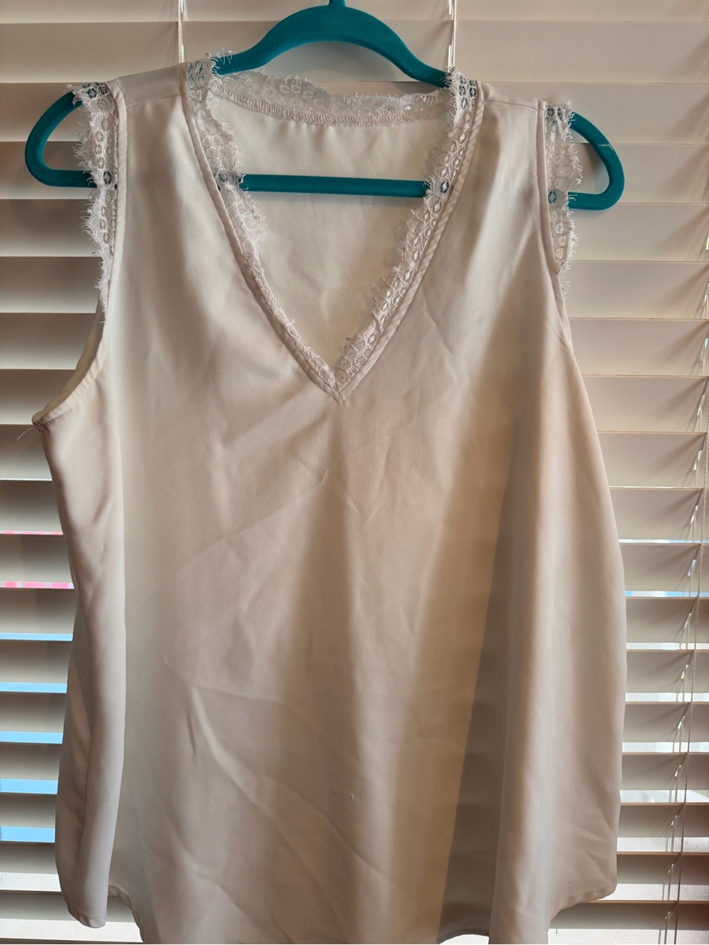 White Lace Trim Tank Top | Feminine • Romantic • Cottagecore • Capsule Wardrobe